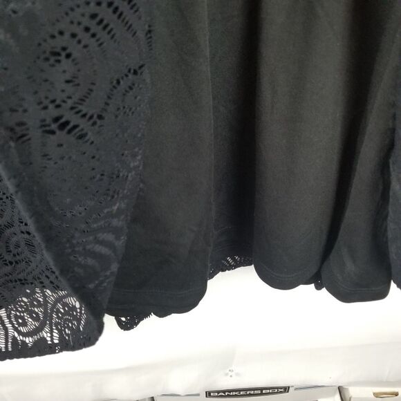 NWT. NINE WEST BLACK LACEY DRESS. SIZE 12 - Picture 8 of 16